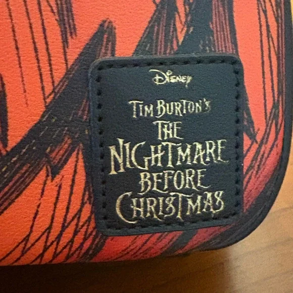 Disney Black and Orange Nightmare Before Christmas Loungefly - Picture 8 of 12